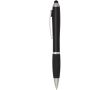 Stylo rotatif avec stylet et grip doux encre bleue couleur noir