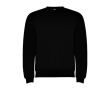 Pull en coton et polyester 280 g/m² Roly Direct Clasica  couleur noir