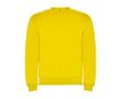 Pull en coton et polyester 280 g/m² Roly Direct Clasica  couleur jaune