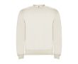 Pull en coton et polyester 280 g/m² Roly Direct Clasica  couleur blanc cassé