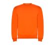 Pull en coton et polyester 280 g/m² Roly Direct Clasica  couleur orange