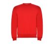 Pull en coton et polyester 280 g/m² Roly Direct Clasica  couleur rouge