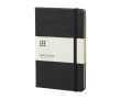 Cahier grand format à fermeture élastique Moleskine, pages lignées couleur noir