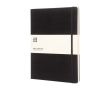 Carnet grand format rigide Moleskine Classic, pages lignées couleur noir