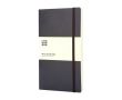 Carnet Moleskine Classic à couverture souple, pages blanches couleur noir