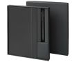 Coffret carnet rigide avec stylo à encre noire assorti couleur noir
