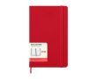 Agenda effet cuir, vue journalière et couverture rigide Moleskine couleur rouge foncé