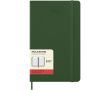 Agenda effet cuir, vue journalière et couverture rigide Moleskine couleur vert