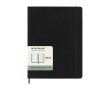 Grand agenda hebdomadaire soupe en papier imitation cuir Moleskine couleur noir
