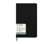 Agenda hebdomadaire vertical, élastique et poche intérieure Moleskine couleur noir