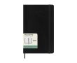 Agenda hebdomadaire en plastique effet cuir avec marque-page Moleskine couleur noir