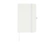 Carnet à couverture rigide avec toucher doux A6 pages lignées couleur blanc