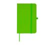 Carnet à couverture rigide avec toucher doux A6 pages lignées couleur vert lime
