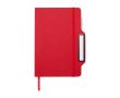 Carnet avec espace pour mobile et couverture rigide A5 lignés couleur rouge