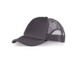 Casquette de style camionneur en polyester avec maille 100 g/m² Town couleur gris foncé