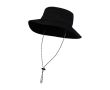 Chapeau de type bob en nylon au design pliable 100 g/m² couleur noir
