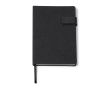 Agenda A5 en RPET avec fermeture magnétique couleur noir