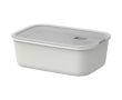 Lunch box hermétique à clip couvercle transparent 1 L Mepal couleur blanc