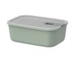 Lunch box hermétique à clip couvercle transparent 1 L Mepal couleur vert pomme