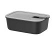 Lunch box hermétique à clip couvercle transparent 1 L Mepal couleur noir