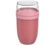 Boîte repas plastique double compartiment 1,05 L Mepal couleur rose