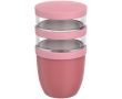 Boîte repas anti-fuite 3 compartiments 900 ml Mepal couleur rose