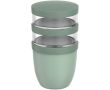 Boîte repas anti-fuite 3 compartiments 900 ml Mepal couleur vert pomme