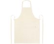 Tablier en coton 200 g/m² avec deux poches pratiques couleur naturel