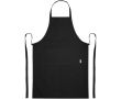 Tablier en coton 200 g/m² avec deux poches pratiques couleur noir