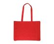 Sac de courses en coton de couleurs Oeko-Tex® 220 g/m2 couleur rouge