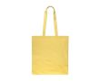 Sac de courses en coton de couleurs Oeko-Tex® 140 g/m2 couleur jaune