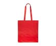 Sac de courses en coton de couleurs Oeko-Tex® 140 g/m2 couleur rouge