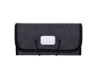 Organisateur de voyage pour appareils électroniques couleur gris