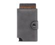 Porte-cartes avec 6 compartiments et technologie RFID couleur gris