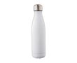 Gourde en acier inoxydable recyclé à double paroi 500ml couleur blanc