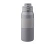 Bouteille en acier inoxydable avec bouton pour ouvrir le bec 800ml couleur gris