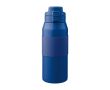 Bouteille en acier inoxydable avec bouton pour ouvrir le bec 800ml couleur bleu