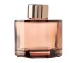 Diffuseur en verre aux différents arômes 6 bâtonnets de roseau, 100 ml couleur marron