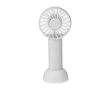 Ventilateur à main électrique 3 vitesses avec base amovible couleur blanc