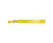 Bracelet coloré pour événements RPET avec fermeture bambou couleur jaune