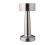 Lampe de table avec 3 modes lumière et capteur tactile couleur argenté