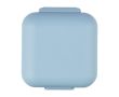 Pilulier en plastique avec 5 compartiments individuels couleur bleu ciel
