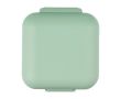 Pilulier en plastique avec 5 compartiments individuels couleur vert clair
