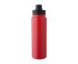 Bouteille inox double paroi avec support téléphone 800ml couleur rouge
