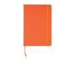 Carnet à couverture rigide RPET avec feuilles lignées A5 assorties couleur orange