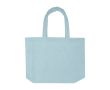 Sac tote de plage finition douce avec grand compartiment couleur bleu pastel