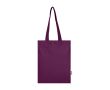 Tote bag en coton recyclé et RPET 7 L 140 g/m² couleur mauve