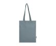Tote bag en coton recyclé et RPET 7 L 140 g/m² couleur gris
