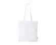 Tote bag en coton biologique avec grand compartiment 7 L 140 g/m² couleur blanc
