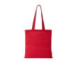 Tote bag en coton biologique avec grand compartiment 7 L 140 g/m² couleur rouge